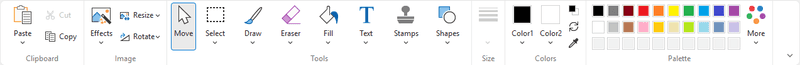 Home tab