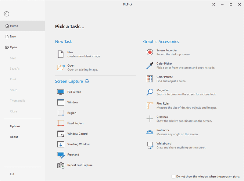 Home / Task Screen